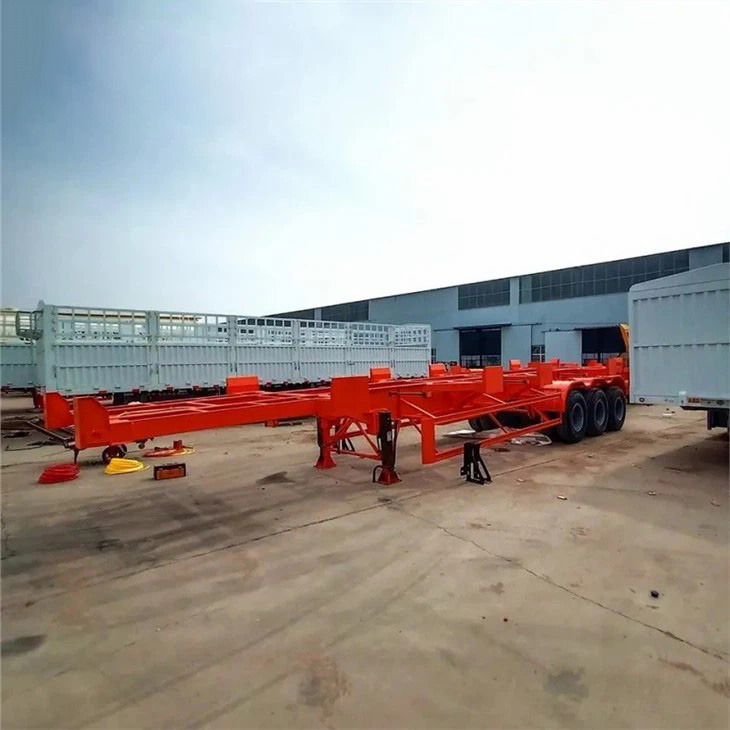 شاحنة محاور هيكلية لحاويات بثلاث محاور