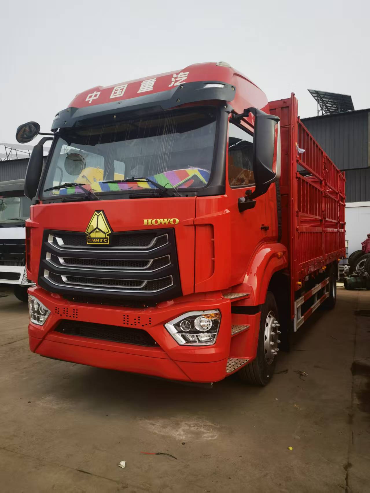 الصين شاحنة ثقيلة howo مستودع نوع الشبكة